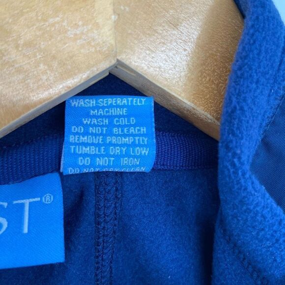 Coast Fireside Fleece Full Zip Vest Blue Men’s XL NWT - Picture 7 of 8